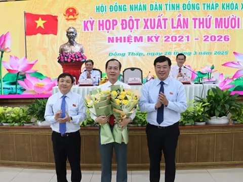 Ông Trần Trí Quang giữ chức Chủ tịch UBND tỉnh Đồng Tháp
