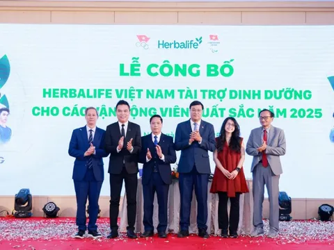 Herbalife Việt Nam tài trợ sản phẩm dinh dưỡng cho các Vận Động Viên xuất sắc trong năm 2025