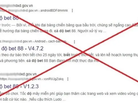 Phát hiện hàng loạt website cơ quan Nhà nước bị chèn link quảng cáo cờ bạc