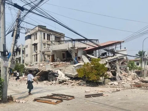Động đất lớn tại Myanmar gây ảnh hưởng đến Việt Nam