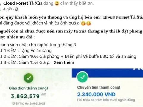 Cảnh báo fanpage giả mạo homestay ở Sơn La lừa đảo khách hàng
