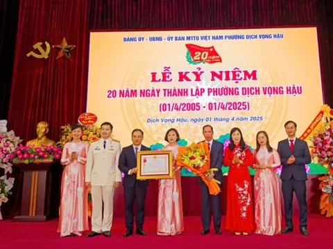 Phường Dịch Vọng Hậu: 20 năm xây dựng và phát triển