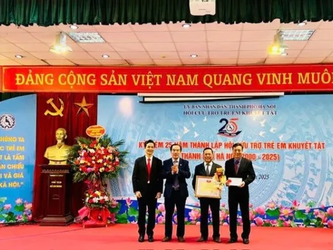 Vinh danh tập thể, cá nhân tiêu biểu hoạt động vì trẻ em khuyết tật