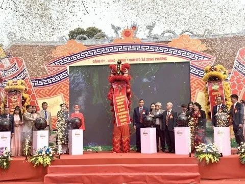 Khánh thành di tích đình, quán và khai hội làng Phương Bảng, xã Song Phương