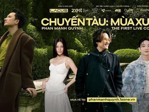 Phan Mạnh Quỳnh hé lộ sân khấu live concert Chuyến Tàu: Mùa Xuân tại Hà Nội đầy quyến rũ