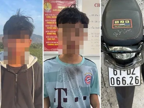Bình Thuận: Bắt 6 thiếu niên cướp xe máy sau màn rượt đuổi trên quốc lộ