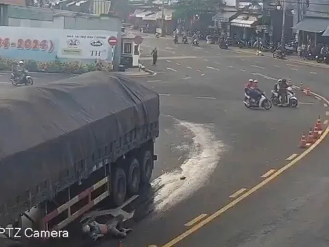 Người đàn ông ở Lâm Đồng thoát chết thần kỳ sau khi bị xe container cuốn vào gầm