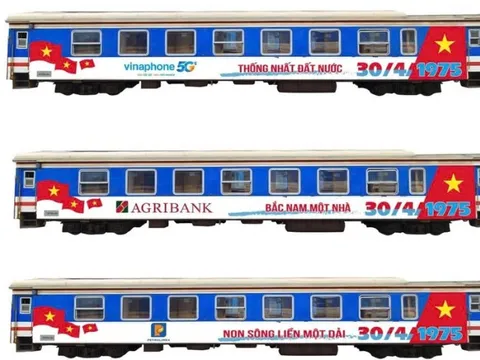 Tàu Thống nhất thiết kế đặc biệt sẽ lăn bánh chào mừng ngày 30/4