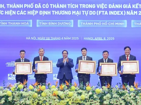 TOP 10 tỉnh, thành dẫn đầu về năng lực thực thi FTA