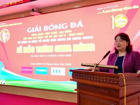 17 đội bóng sẵn sàng bước vào Giải bóng đá Cúp báo Lao động Thủ đô lần thứ X