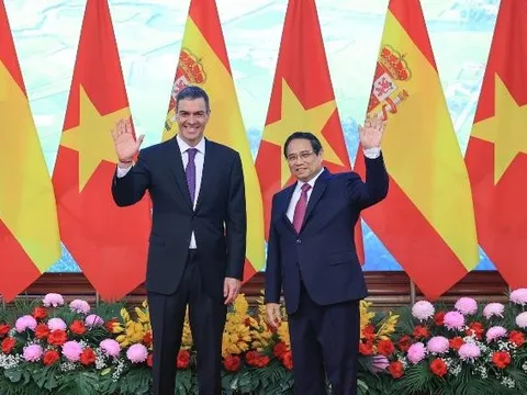 Việt Nam, Tây Ban Nha trao nhiều văn kiện hợp tác quan trọng