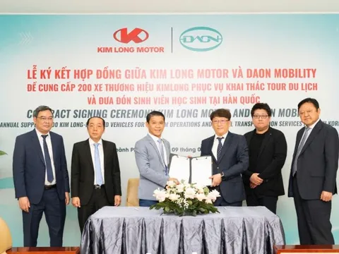 Lần đầu tiên hàng trăm xe bus điện Việt Nam xuất khẩu sang thị trường Hàn Quốc