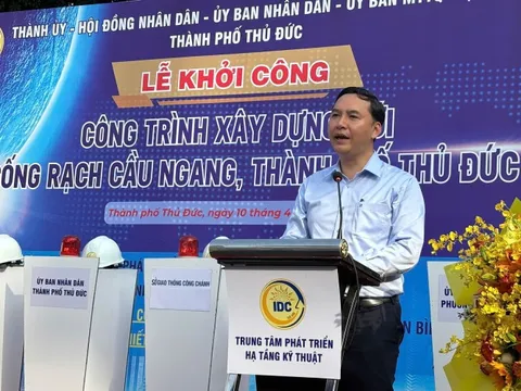 Tp.HCM: Khởi công cống Rạch Cầu Ngang, xóa điểm ngập kinh niên tại chợ Thủ Đức