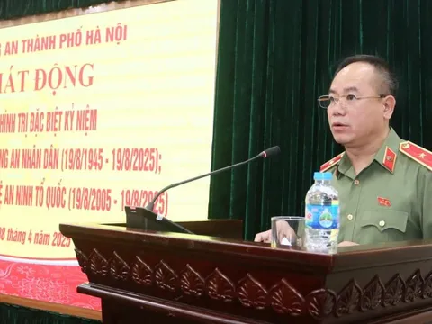 Công an thành phố Hà Nội phát động đợt sinh hoạt chính trị đặc biệt