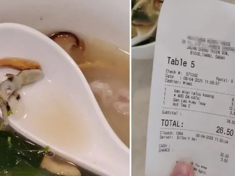 Đang ăn súp, người phụ nữ "tái mặt" khi phát hiện thứ đáng sợ