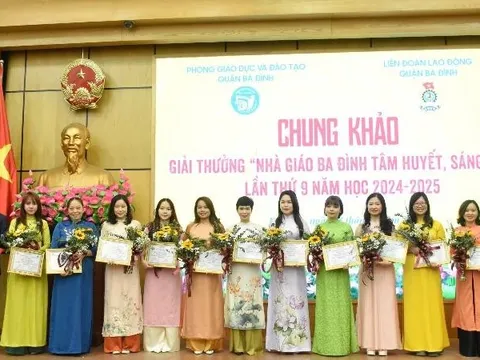 Quận Ba Đình vinh danh các nhà giáo “tâm huyết, sáng tạo”