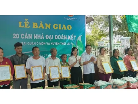 Cần Thơ 'về đích sớm' xóa nhà tạm, nhà dột nát cho người dân