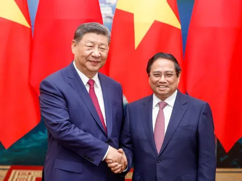 Thủ tướng hội kiến Tổng Bí thư, Chủ tịch nước Trung Quốc Tập Cận Bình