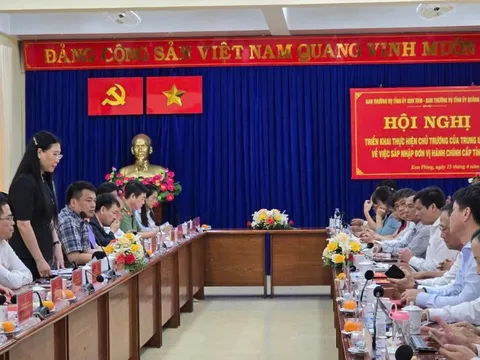 Thành lập 6 tổ công tác triển khai công tác sáp nhập tỉnh Quảng Ngãi và Kon Tum
