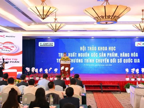 Hội thảo "Truy xuất nguồn gốc sản phẩm, hàng hóa trong chương trình chuyển đổi số quốc gia"