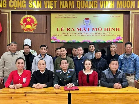 Lào Cai: Ra mắt mô hình "Hội Luật gia với tổ tư vấn, tuyên truyền, phổ biến pháp luật"