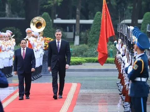 Thủ tướng Tây Ban Nha Pedro Sánchez kết thúc chuyến thăm chính thức Việt Nam
