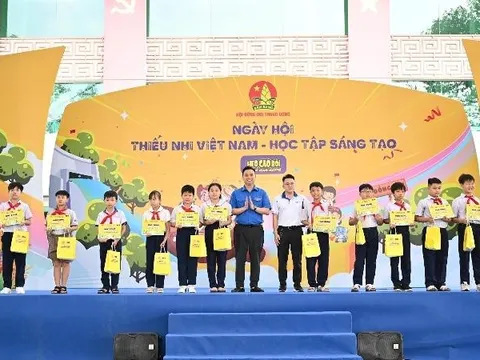 Hơn 1.500 em học sinh tham gia ngày hội “Thiếu nhi Việt Nam - Học tập sáng tạo”