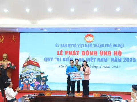 Hà Nội phát động ủng hộ Quỹ “Vì biển, đảo Việt Nam” năm 2025