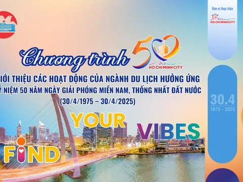 Sở Du lịch Tp.HCM phát động chuỗi hoạt động hưởng ứng 50 năm Ngày Giải phóng miền Nam