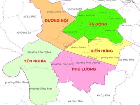 Quận Hà Đông dự kiến có 5 phường sau sắp xếp đơn vị hành chính