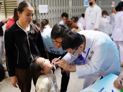 Gần 60 trẻ em được phẫu thuật khe hở môi - vòm miệng miễn phí