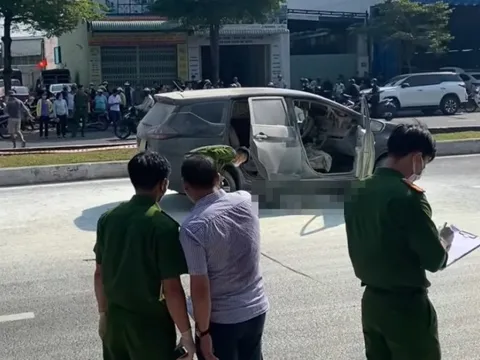 Đà Nẵng: 2 người tử vong trong ô tô cháy giữa phố, nghi án từ mâu thuẫn tình cảm