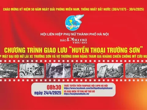 Trực tiếp Giao lưu trực tuyến “Huyền thoại Trường Sơn” và cuộc gặp gỡ của những “bông hồng thép”