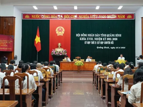 HĐND tỉnh Quảng Bình thông qua nghị quyết hợp nhất với tỉnh Quảng Trị