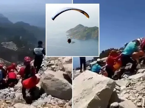 Du khách Anh tử vong trong tai nạn dù lượn kinh hoàng