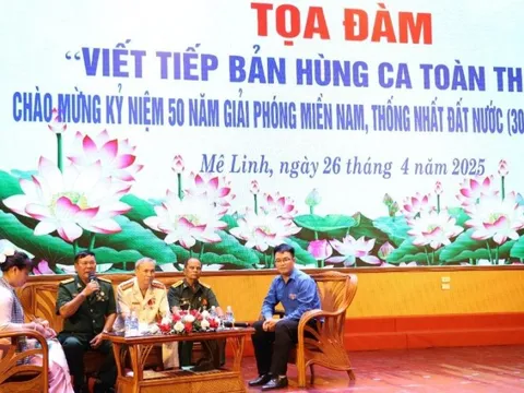 Huyện Mê Linh tổ chức Lễ kỷ niệm 50 năm ngày Giải phóng miền Nam