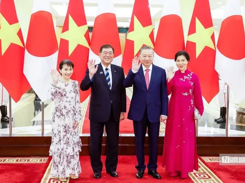 Tổng Bí thư Tô Lâm tiếp Thủ tướng Nhật Bản Ishiba Shigeru