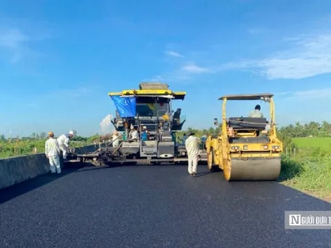 Hàng trăm công nhân thi công xuyên lễ, dự án giao thông 750 tỷ đồng hứa hẹn sớm "về đích"