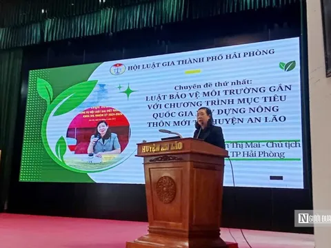 Hội Luật gia Tp.Hải Phòng tập huấn, tuyên truyền phổ biến pháp luật về môi trường