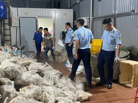 Phát hiện gần 11 tấn thịt và nội tạng bò không rõ nguồn gốc đang bốc mùi tại Hà Nội