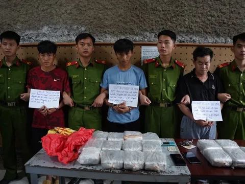 Phá đường dây ma túy xuyên quốc gia, thu giữ 50 bánh hồng phiến