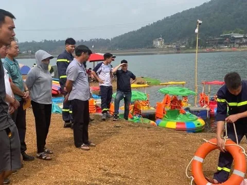 Phòng chống đuối nước cho các cơ sở nghỉ dưỡng tại hồ Đồng Đò
