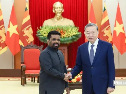 Tổng Bí thư Tô Lâm tiếp Tổng thống Sri Lanka