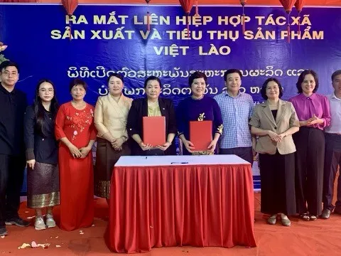 Ra mắt Liên hiệp HTX sản xuất và tiêu thụ sản phẩm Việt - Lào