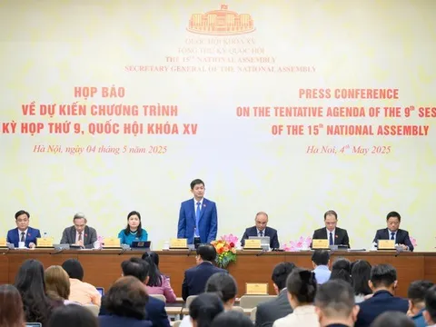 Kỳ họp thường kỳ lần thứ 9, Quốc hội sẽ xem xét, quyết định 54 nội dung về công tác lập hiến, lập pháp