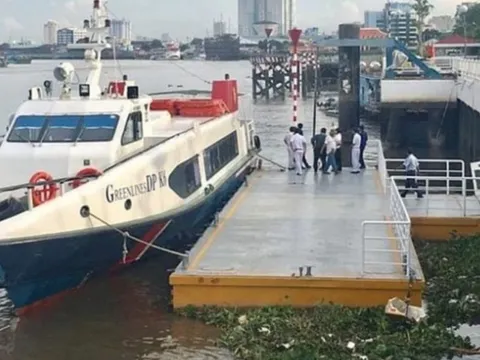 Tp.HCM dừng hoạt động tàu cao tốc đi từ bến Bạch Đằng đến Vũng Tàu