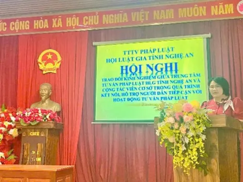 Hội Luật gia tỉnh Nghệ An trao đổi kinh nghiệm về tư vấn đất đai phục vụ người dân