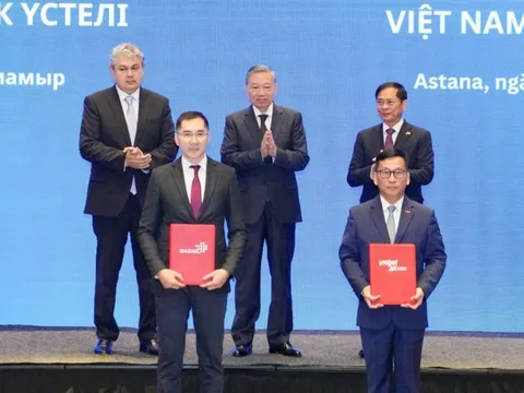 Vietjet ra mắt hãng hàng không Vietjet Qazaqstan
