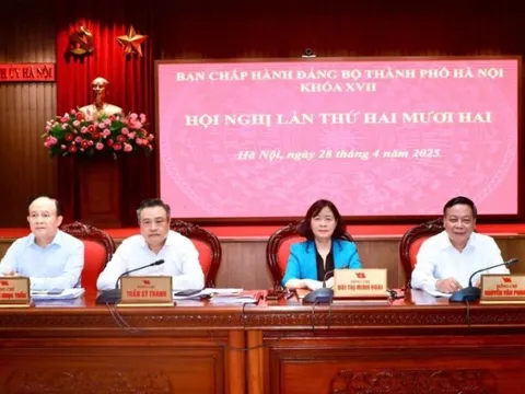 Thành ủy Hà Nội kiện toàn nhân sự 3 tiểu ban chuẩn bị phục vụ Đại hội lần thứ XVIII Đảng bộ thành phố