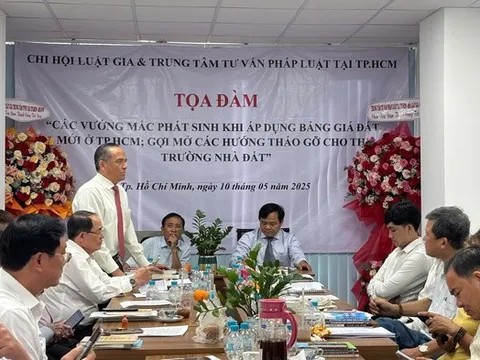 Nhiều ý kiến được chia sẻ tại tọa đàm về bảng giá đất mới ở Tp.HCM
